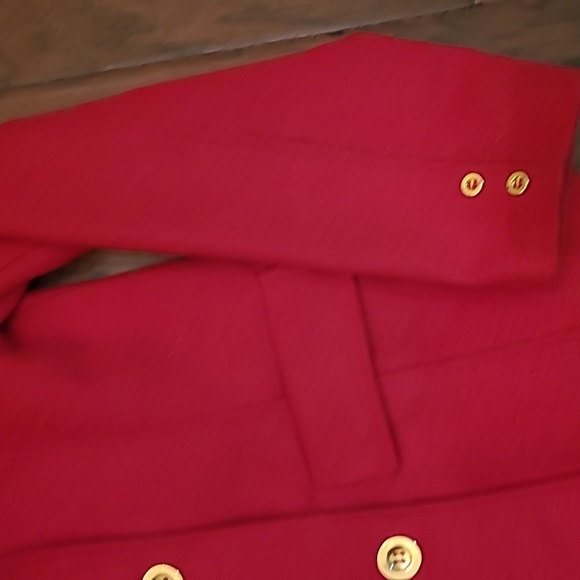 Rampage Red Pea Coat size Large - Picture 4 of 8